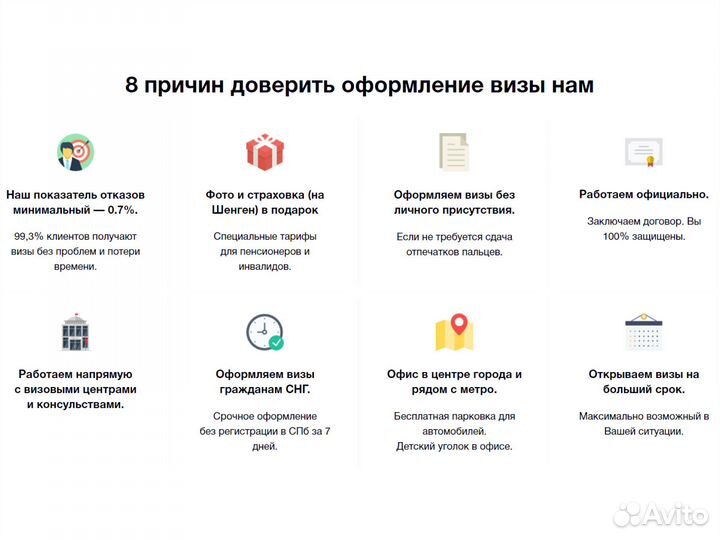 Помощь в оформлении / получении визы