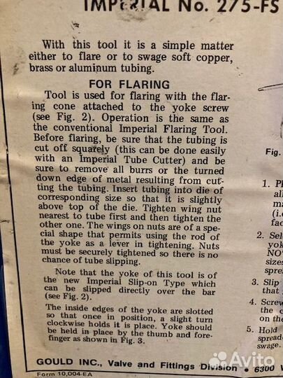 Набор для развальцовки трубок