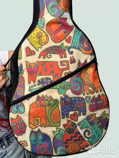 Утепленный чехол для гитары акустической