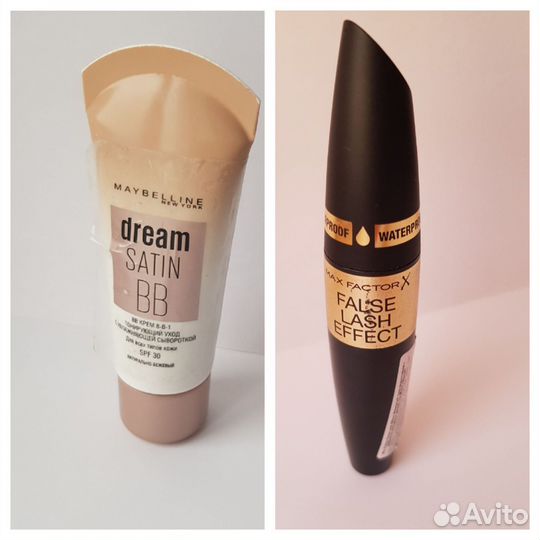 Maybelline BB-крем тон 03, тушь водостойкая