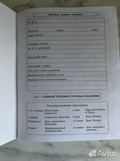 Дневник школьный 5-11кл