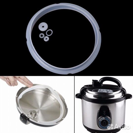 Силиконовое уплотнительное кольцо для мультиварки
