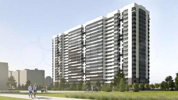 1-к. квартира, 50,7 м², 9/19 эт.