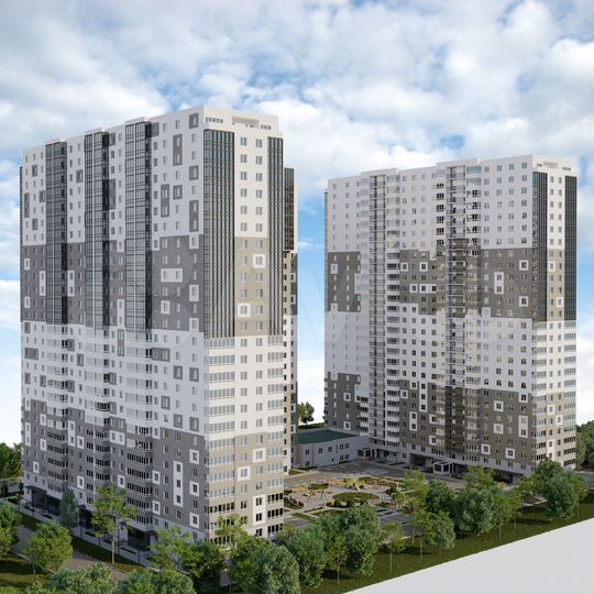 1-к. квартира, 57,3 м², 22/27 эт.