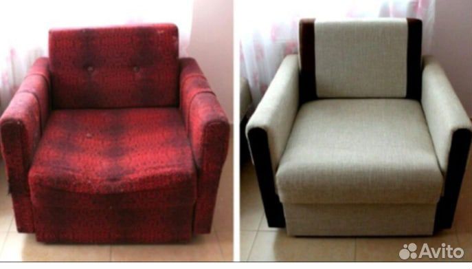 Перетяжка мягкой мебели