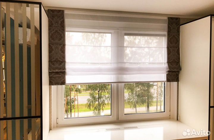 Римские шторы блэкаут