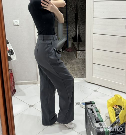 Брюки серые женские