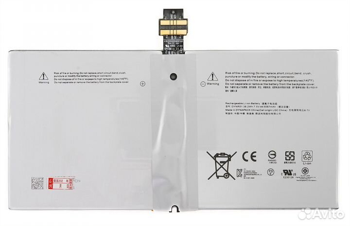 Аккумулятор G3HTA027H к Microsoft Surface Pro 4 17