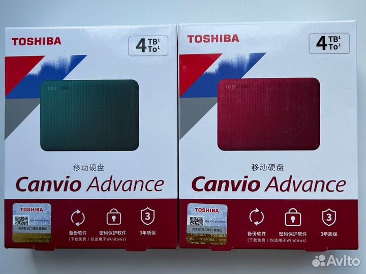 Внешний диск HDD Toshiba Canvio Advance 4TB
