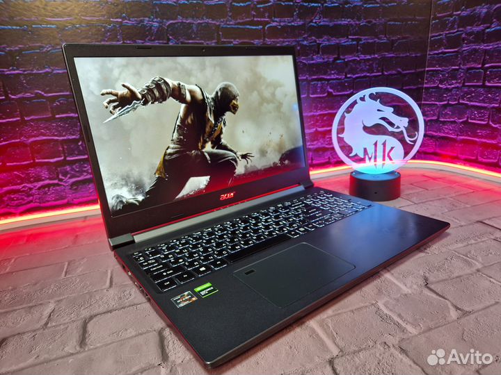 Ноутбук Acer Ryzen 5 GTX1650 16Gb SSD 512Gb IPS