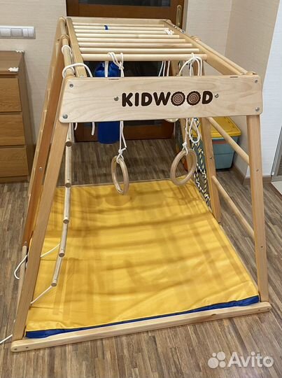 Деревянный спортивно-игровой уголок kidwood