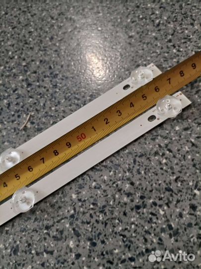 Новые LED планки для тв HL-00320A30-0601S 2 Х 6LeD