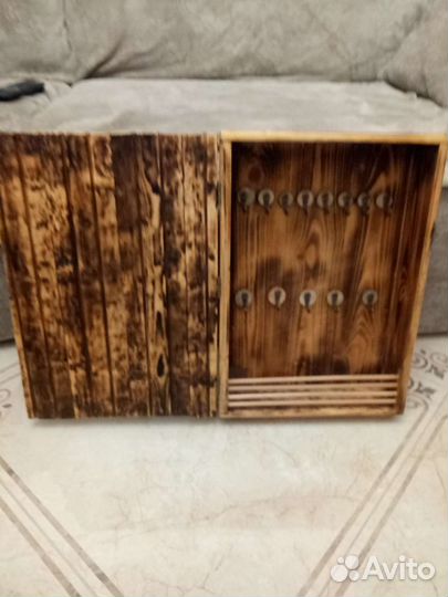 Ключница деревянная новая (большая)
