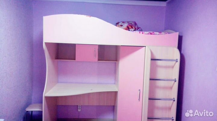 Детская кровать чердак Буратино