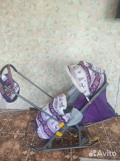 Санки коляска ника
