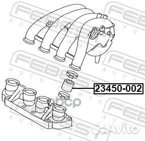 23450002 патрубок коллектора впускного Audi A3