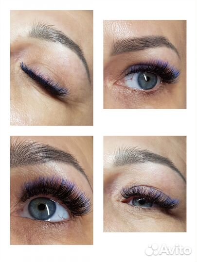 Объёмное наращивание ресниц