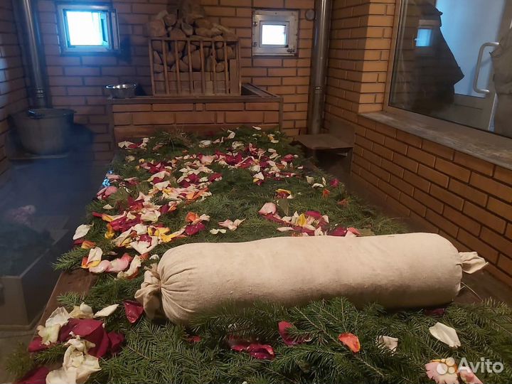 Баня на дровах и травах