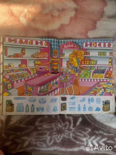 Альбом с наклейками Barbie Panini и наклейки