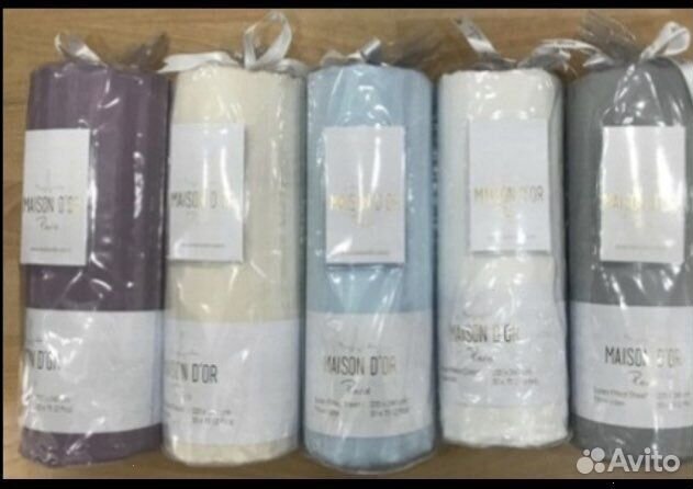 Простынь + наволочки 50*70 сатин Maison Dor сатин