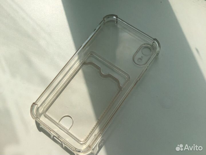 Чехол на iPhone xr прозрачный