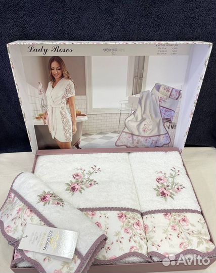 Полотенца lady roses.Размеры 70*140/50*100 / 30*50