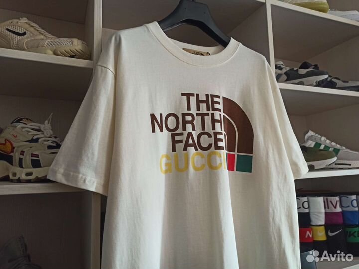Футболки The North face x Gucci