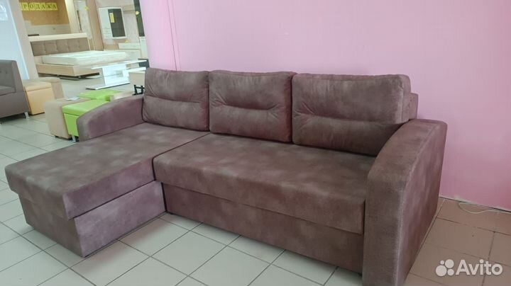 Угловой диван кровать новый мягкий