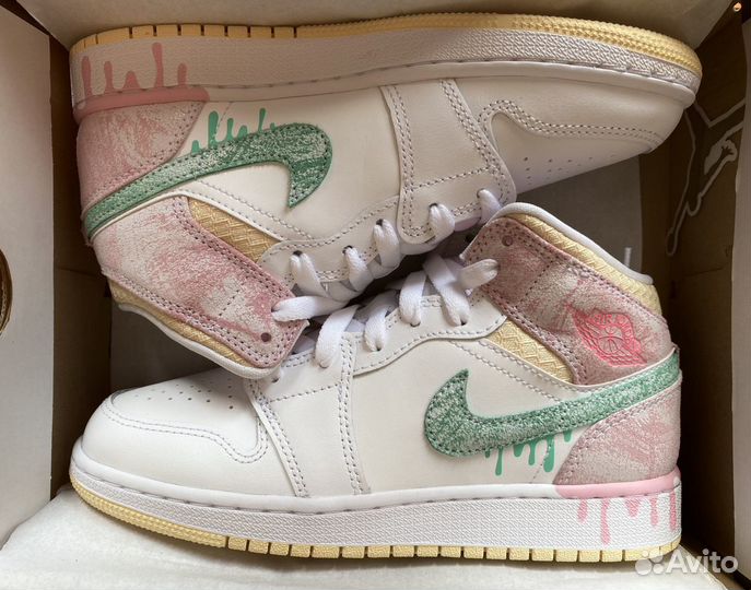 Air Jordan 1 Mid GS Ice Cream 38.5/39 EU