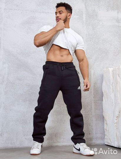 Спортивные штаны на флисе мужские