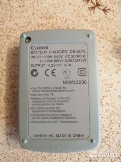 Фотоаппарат Canon ixus 95 IS, зу, аккумулятор