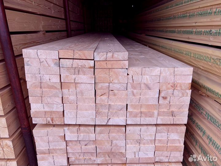 Доска обрезная 40х200х6000мм от производителя