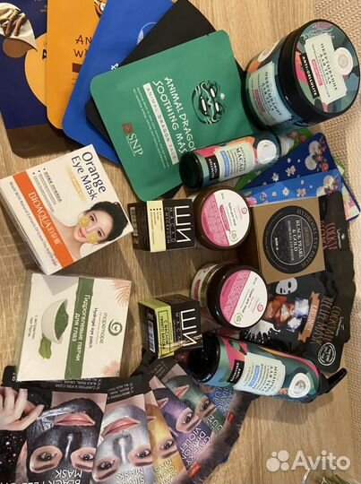 Корейские маски для лица, крымская косметика