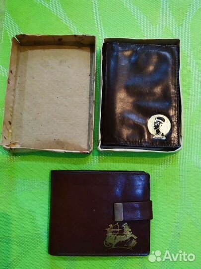 Новые портмоне и кошелек СССР