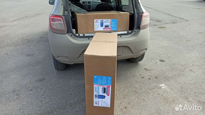 Дачный летний душ с подогревом