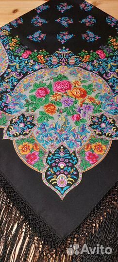 Волшебный узор Медальоны чер павлово-посадский пл