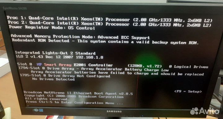 Сервер HP proliant ml350 g5