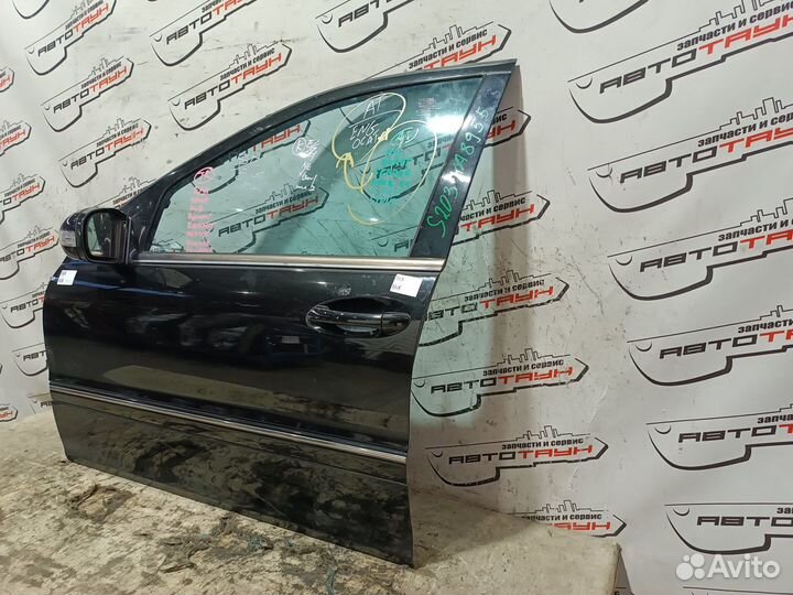 Дверь mercedes-benz C-class S203 W203 A2037200105 передняя левая черный, 197U KA8955