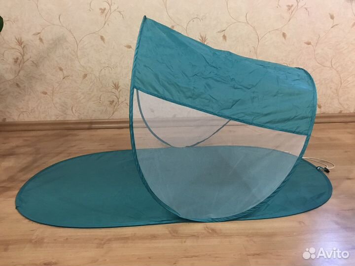 Автоматический пляжный тент лежак 120*65*55 см