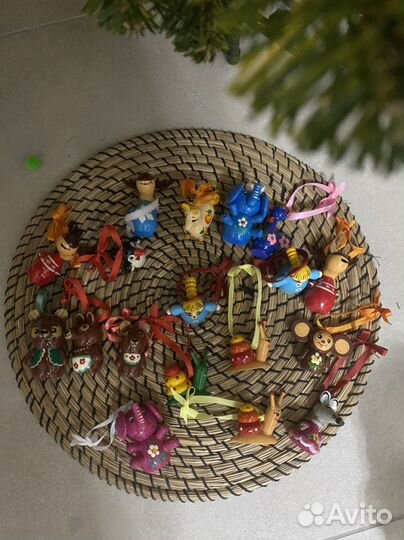 Деревянные елочные игрушки