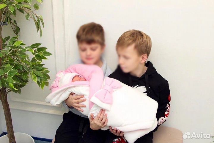 Конверт на выписку для девочки зима