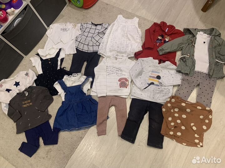 Одежда пакетом zara hm 80-86