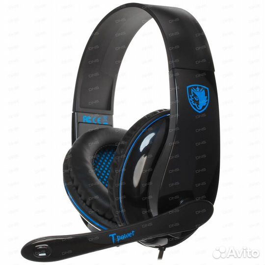 Проводная гарнитура sades SA-701 TPower черный