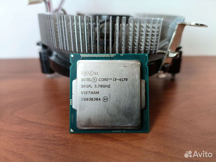 Процессор intel i3-4170 с кулером
