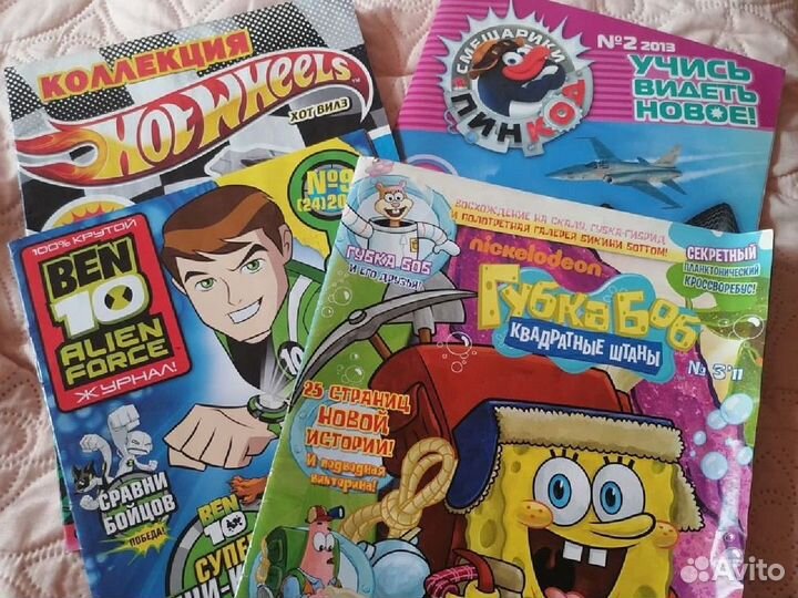 Журналы трансформеры, черепашки ниндзя, Мадагаскар