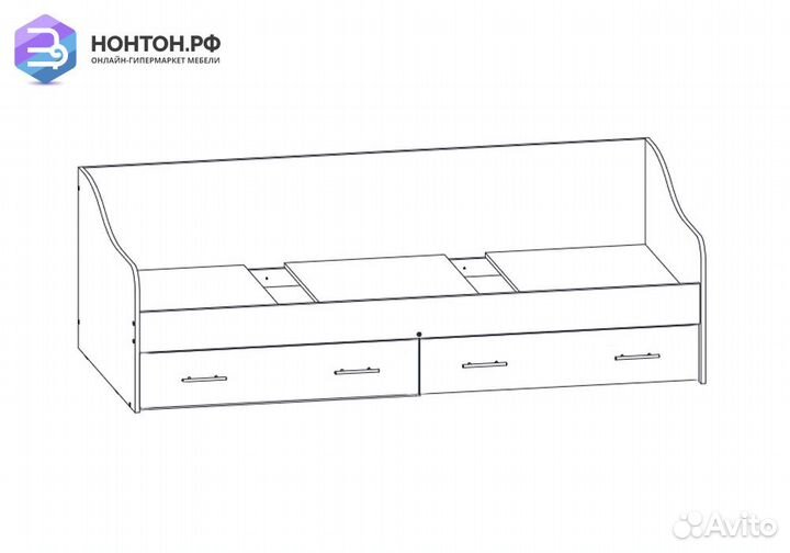 Кровать Вега fashion белый / розовый
