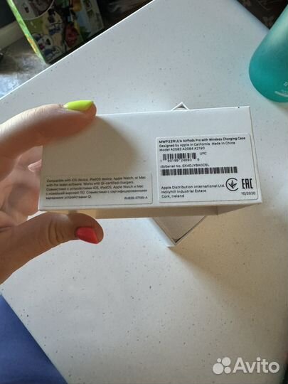 Наушники apple airpods pro 1 рабочий Левый +кейс