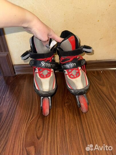 Роликовые коньки детские раздвижные