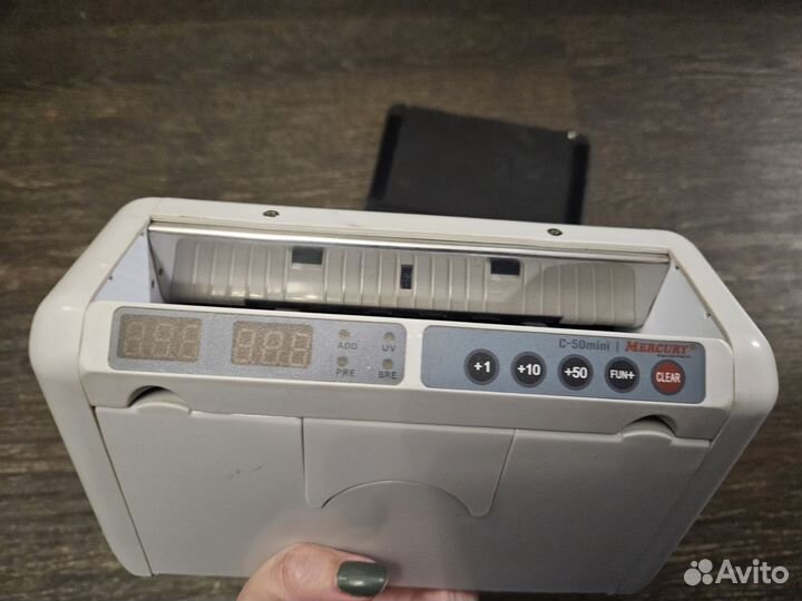 Счетчик банкнот mertech mercury 50 mini