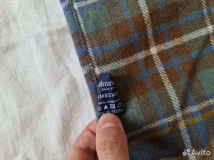 Шарф Johnstone lambwool Scotland Tartan